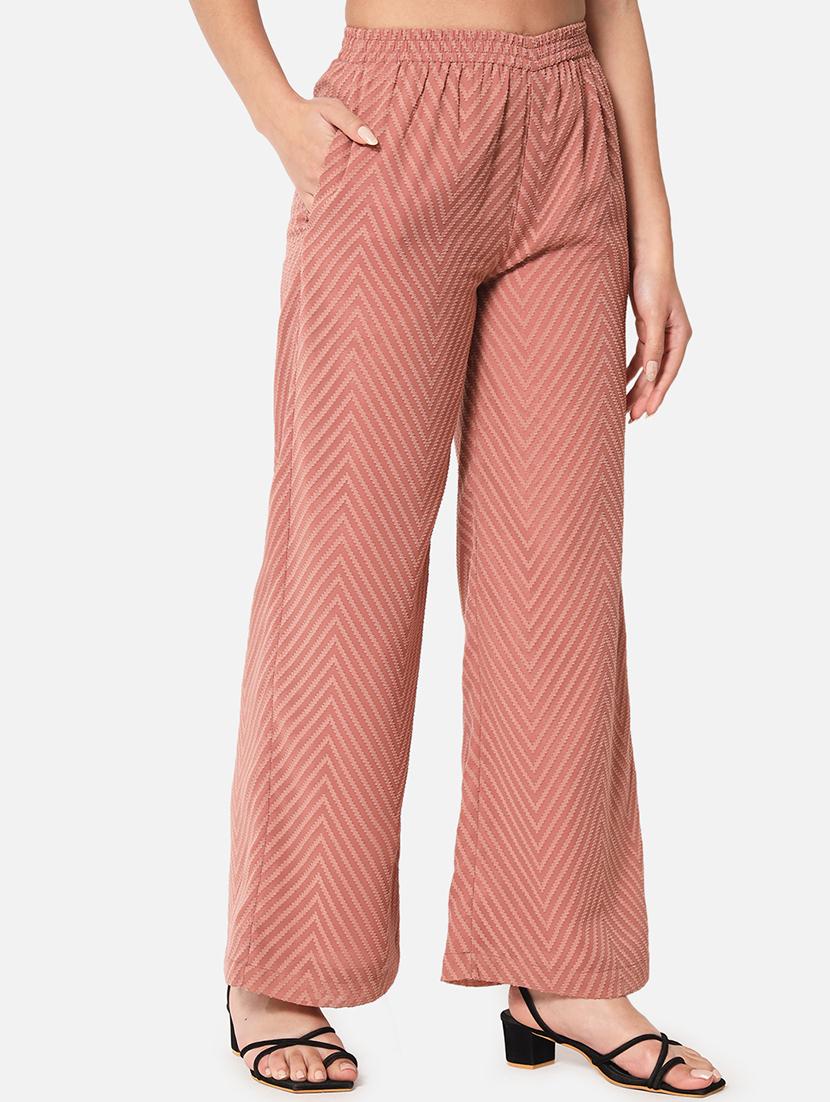women self designed mid rise straight palazzo - 21684858 - Standard Image - 2