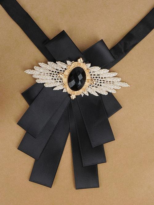 fashion ribbon pre-tied bow tie - 21684897 - Standard Image - 0