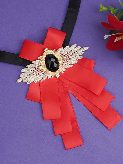 fashion ribbon pre-tied bow tie - 21684903 - Standard Image - 0