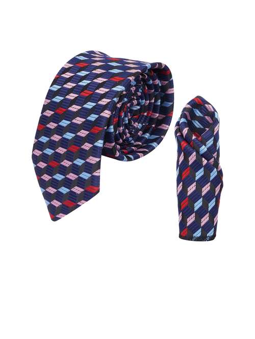 men elegant self-textured tie with pocket  - 21684939 -  Standard Image - 0