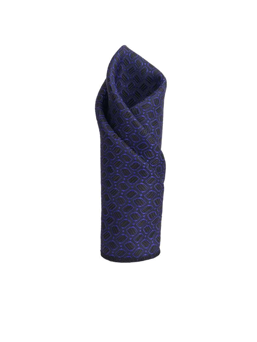 men elegant self-textured tie with pocket - 21684942 - Standard Image - 2