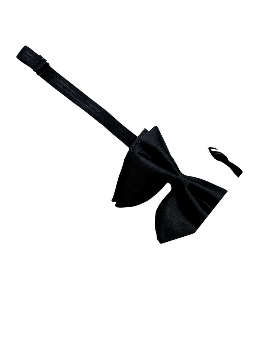 men solid pre-tied bow 