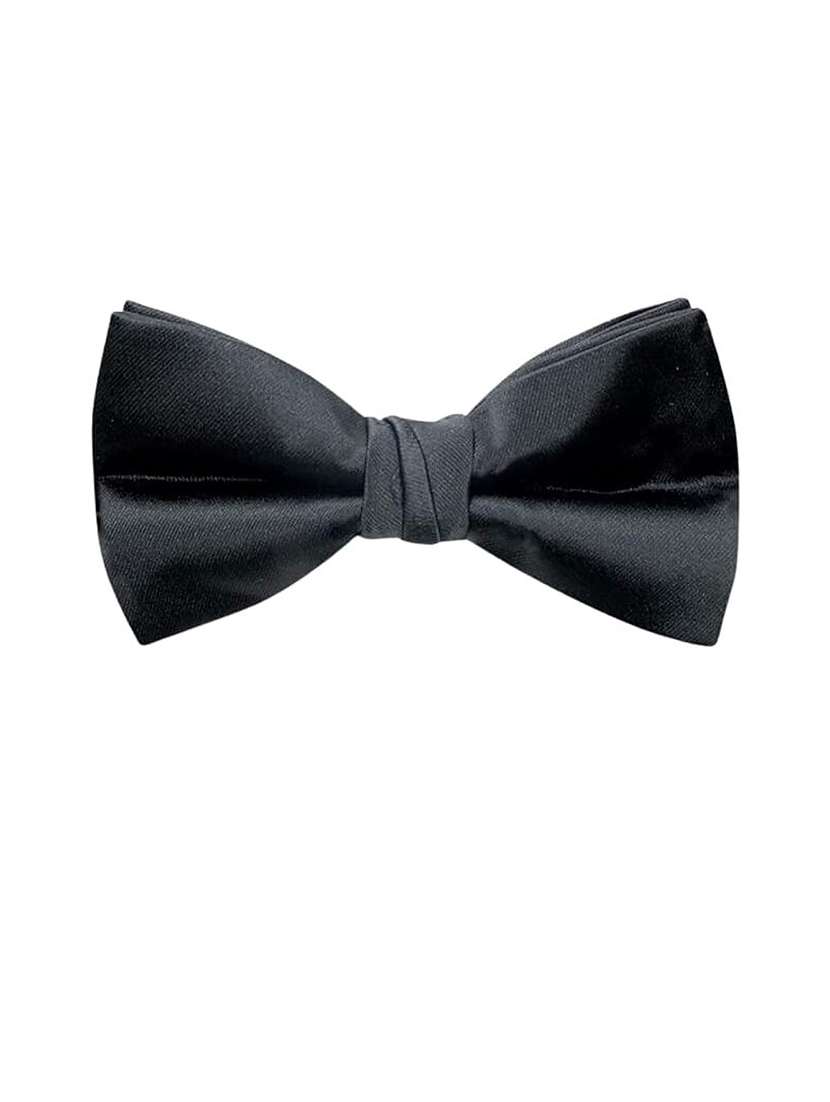 men solid pre-tied bow 