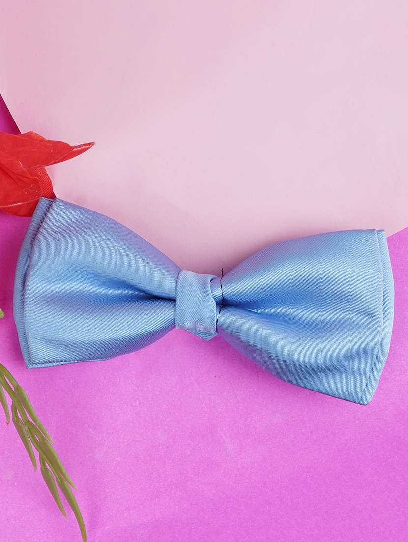 men self textured pre-tied bow 