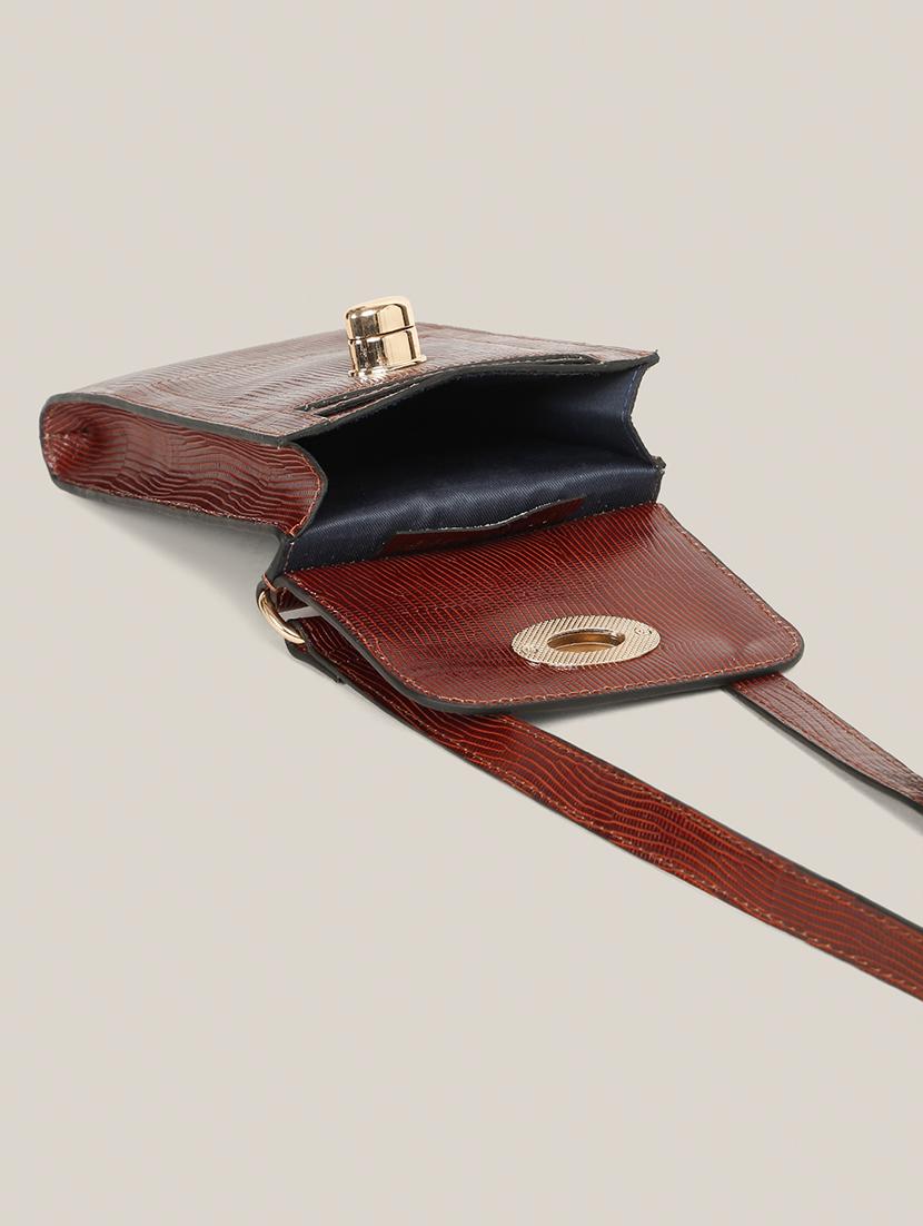 women textured sling bag - 21685484 - Standard Image - 2