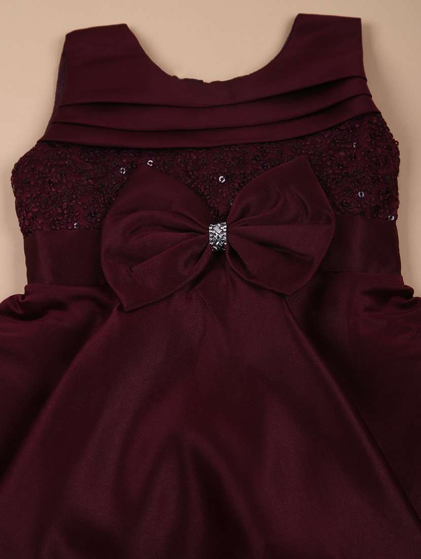 girls embroidered sleeveelss frock - 21685656 -  Standard Image - 2