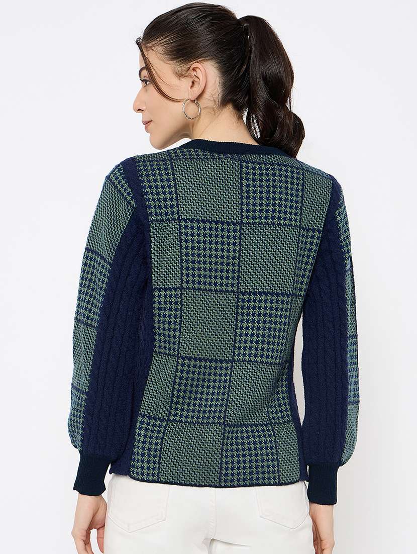 women self designed long sleeves pullover - 21686069 -  Standard Image - 2