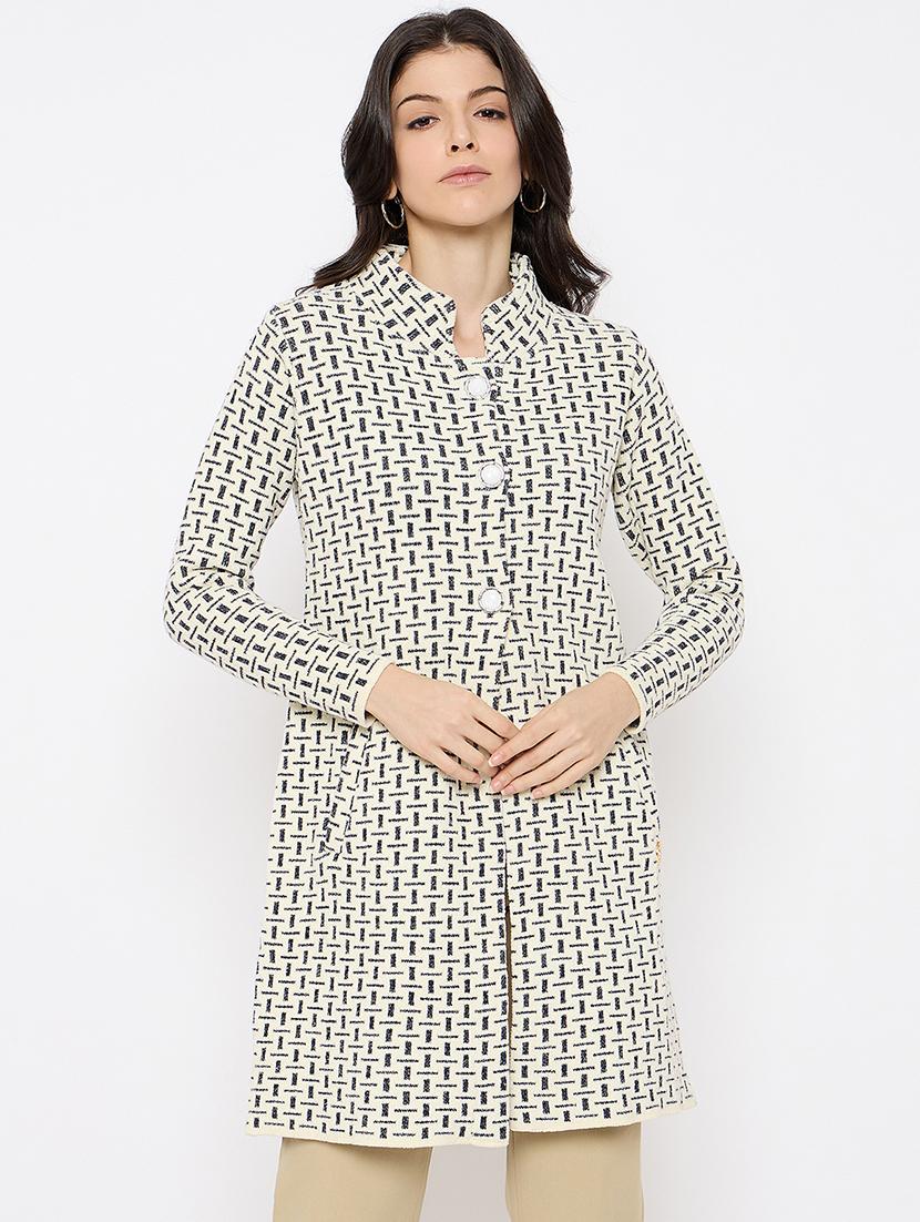 women self designed long sleeves cardigan - 21686087 - Zoom Image - 0