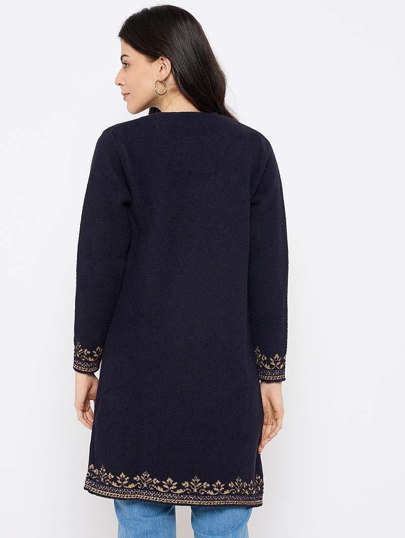 women self designed long sleeves long shrug - 21686091 -  Standard Image - 2