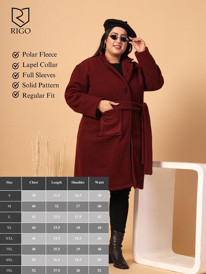 women plus size solid long sleeves trench coat - 21686181 - Standard Image - 2