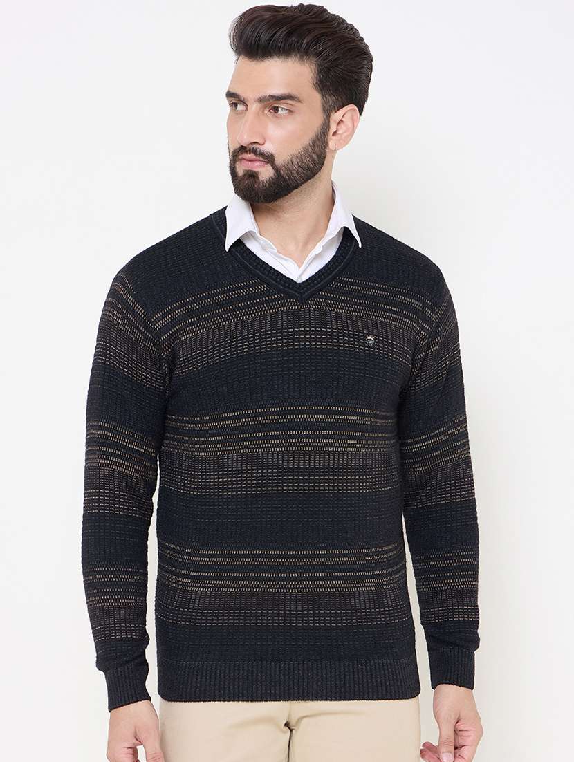 men self designed long sleeves pullover