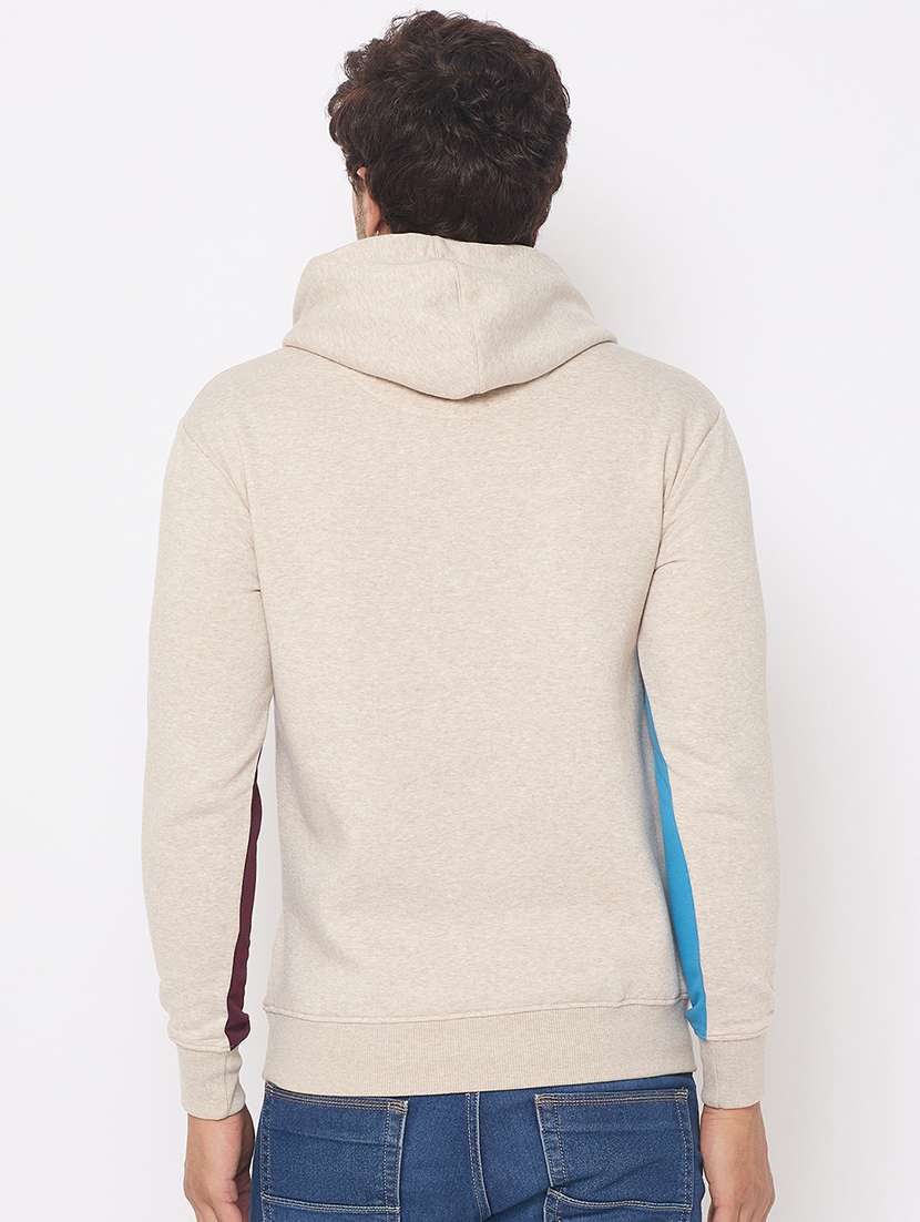 men long sleeves color block sweatshirt - 21686411 -  Standard Image - 2