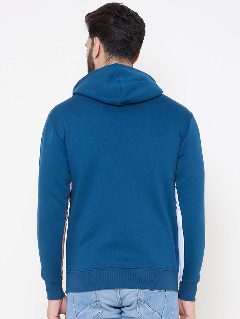 men long sleeves color block sweatshirt - 21686412 -  Standard Image - 2