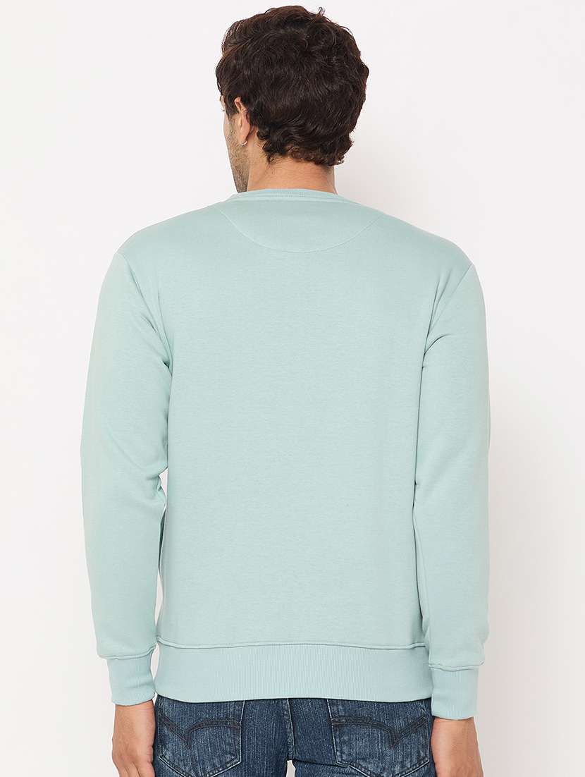 men long sleeves chest print sweatshirt - 21686421 -  Standard Image - 2