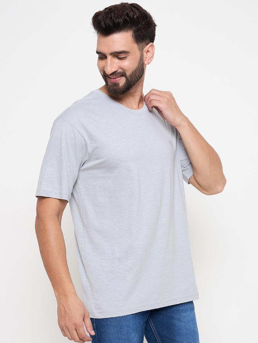 men round neck plain t-shirt - 21686499 - Standard Image - 2