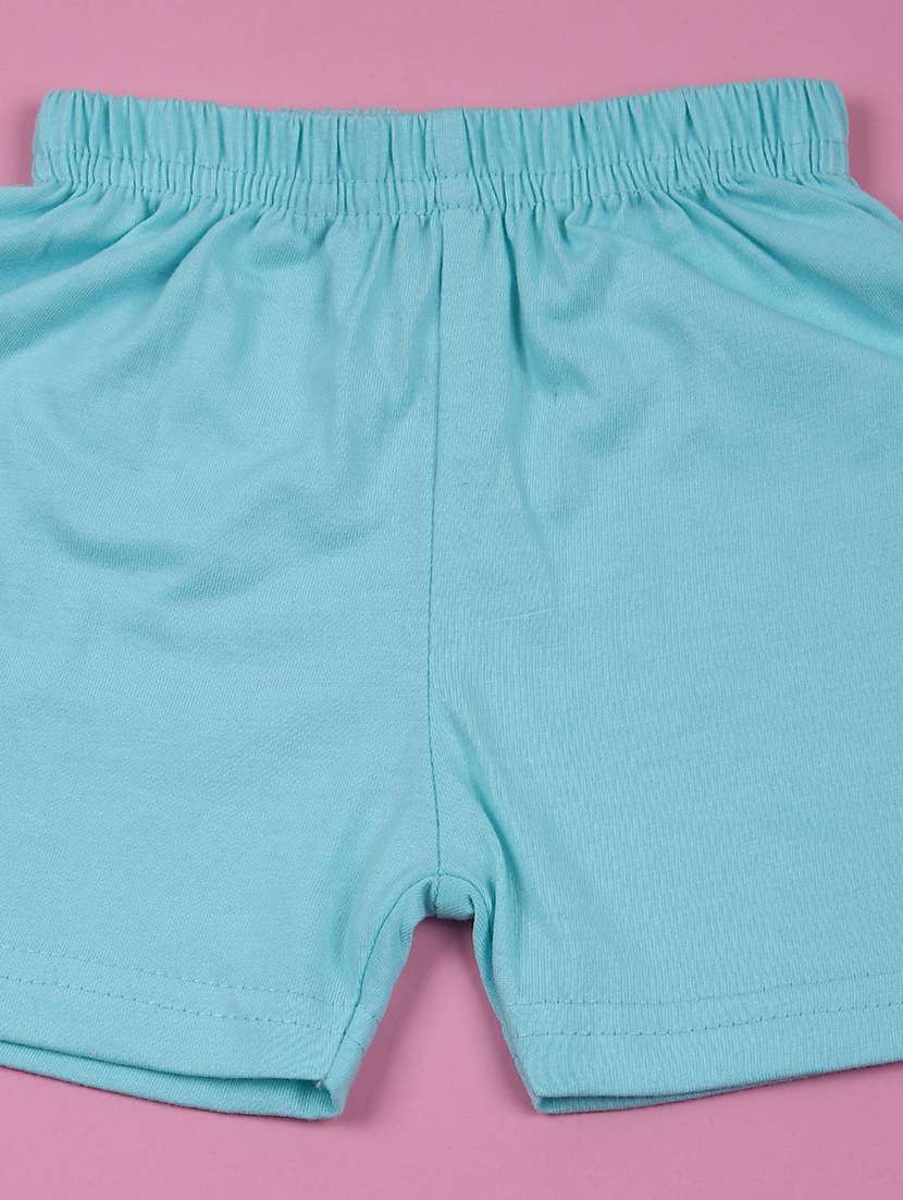 girls pack of 2 printed shorts sets - 21686582 -  Standard Image - 2