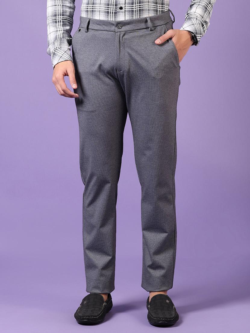 men solid mid rise casual chinos - 21686713 - Zoom Image - 0