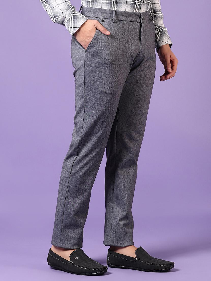 men solid mid rise casual chinos - 21686713 - Standard Image - 2