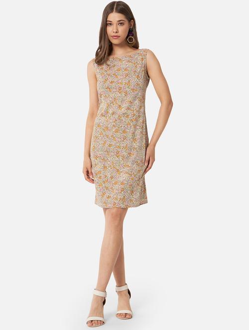 women printed sleeveless sheath dress - 21687014 -  Standard Image - 0