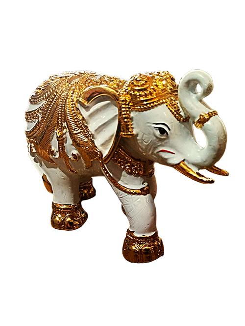 pure silver plated antique ganesha shankh (conch) for wealth and good luck - 21687050 -  Standard Image - 0
