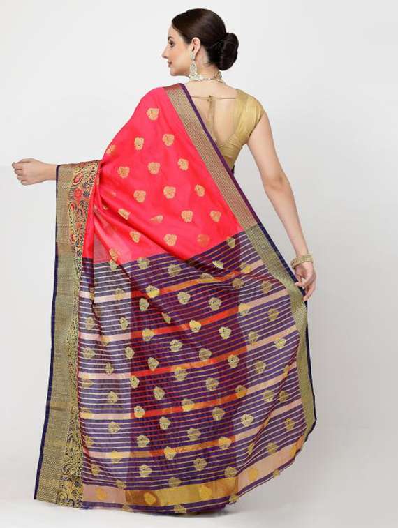women self design banarasi saree with blouse - 21687167 -  Standard Image - 2