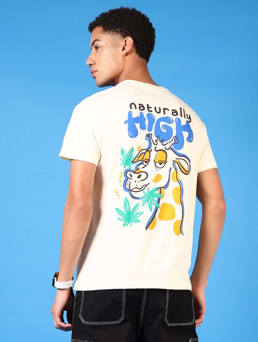 men printed short sleeve regular fit t-shirt - 21687507 -  Standard Image - 2