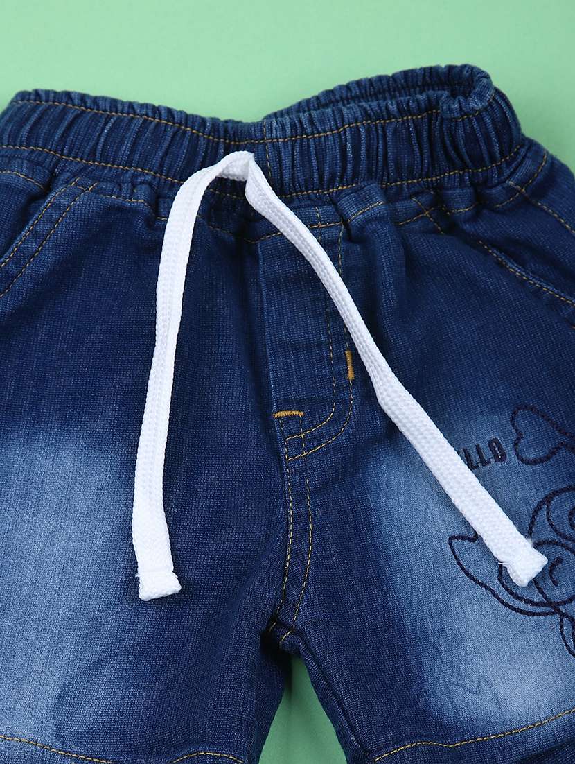 kids solid mid rise shorts - 21688088 - Standard Image - 2