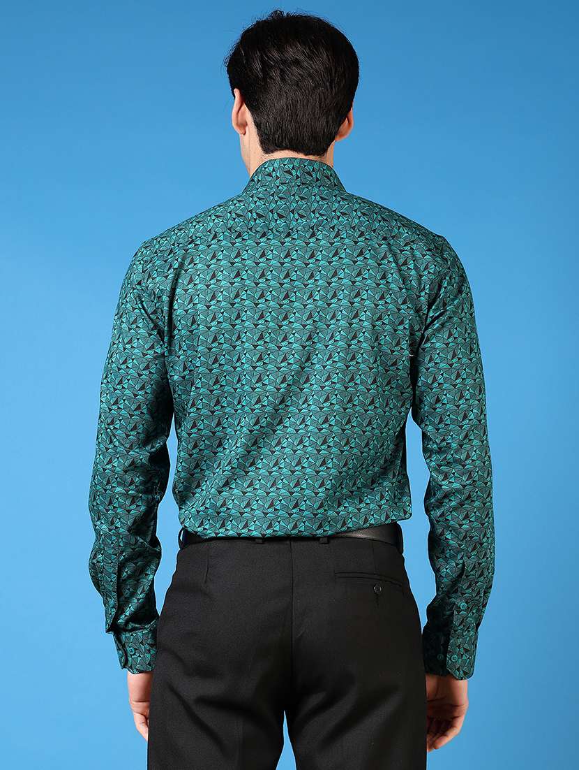 men printed long sleeve regular fit formal shirt - 21688127 -  Standard Image - 2