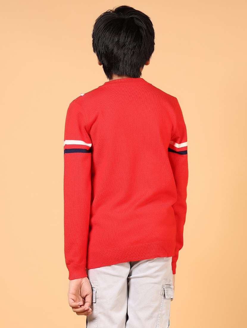 boys typographic long sleeve pullover sweater - 21688253 -  Standard Image - 2