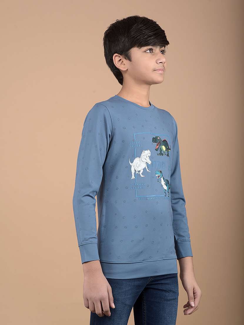 boys long sleeves printed sweatshirt - 21688343 -  Standard Image - 2