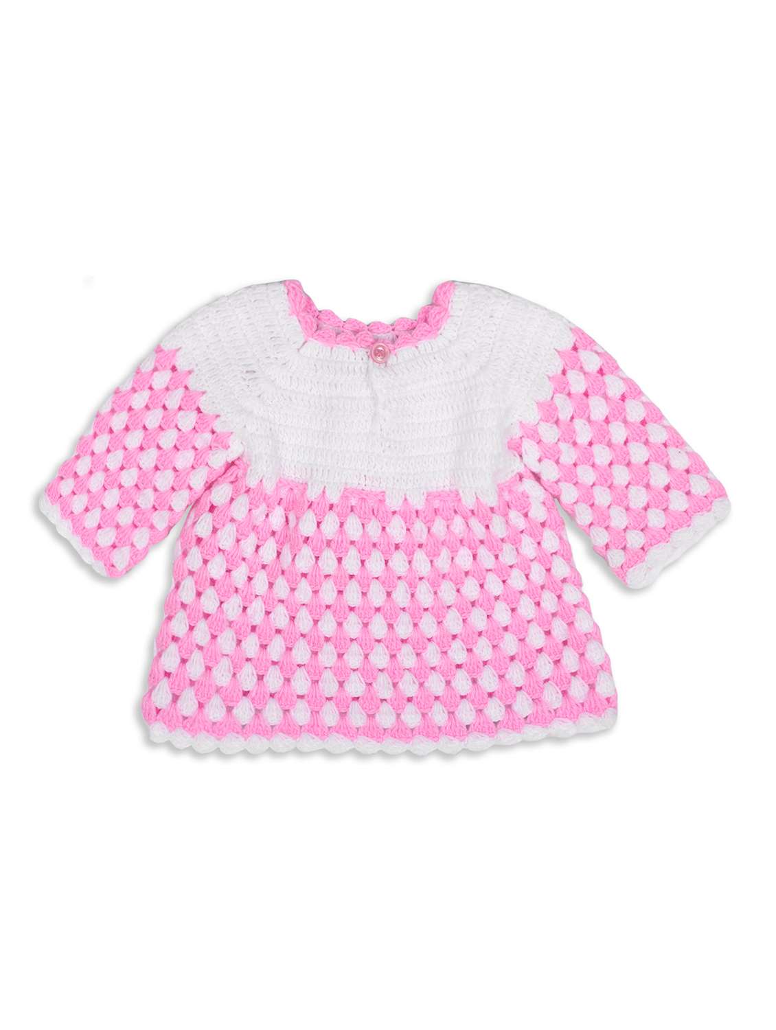 girls self design frock with cap - 21688499 -  Standard Image - 2