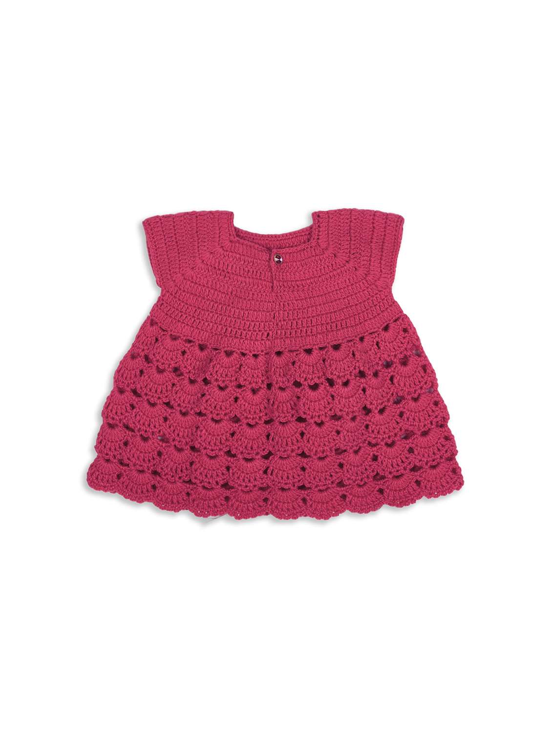 girls self design frock cap & socks set - 21688500 - Standard Image - 2