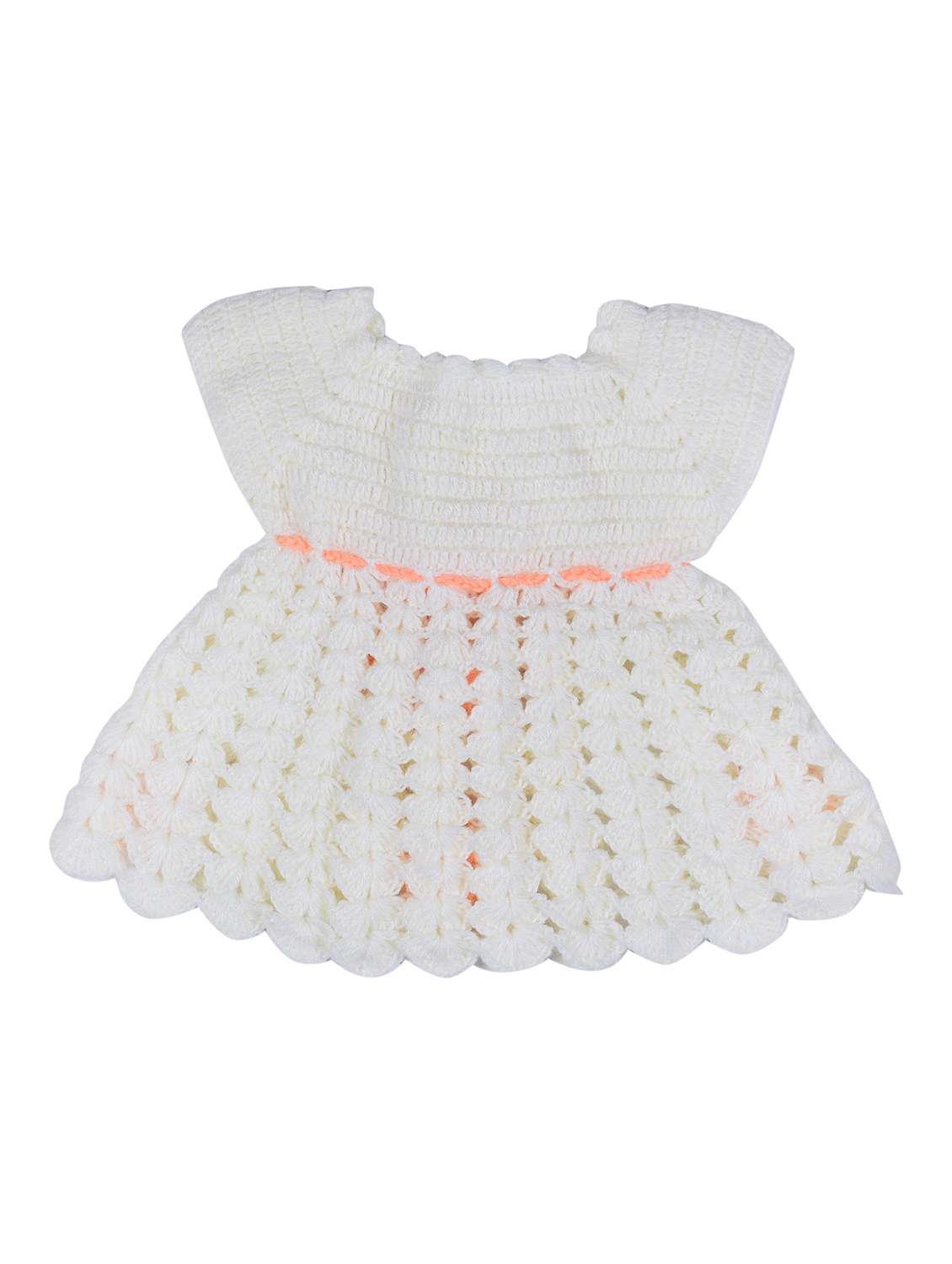 girls self design frock with shrug - 21688511 -  Standard Image - 2