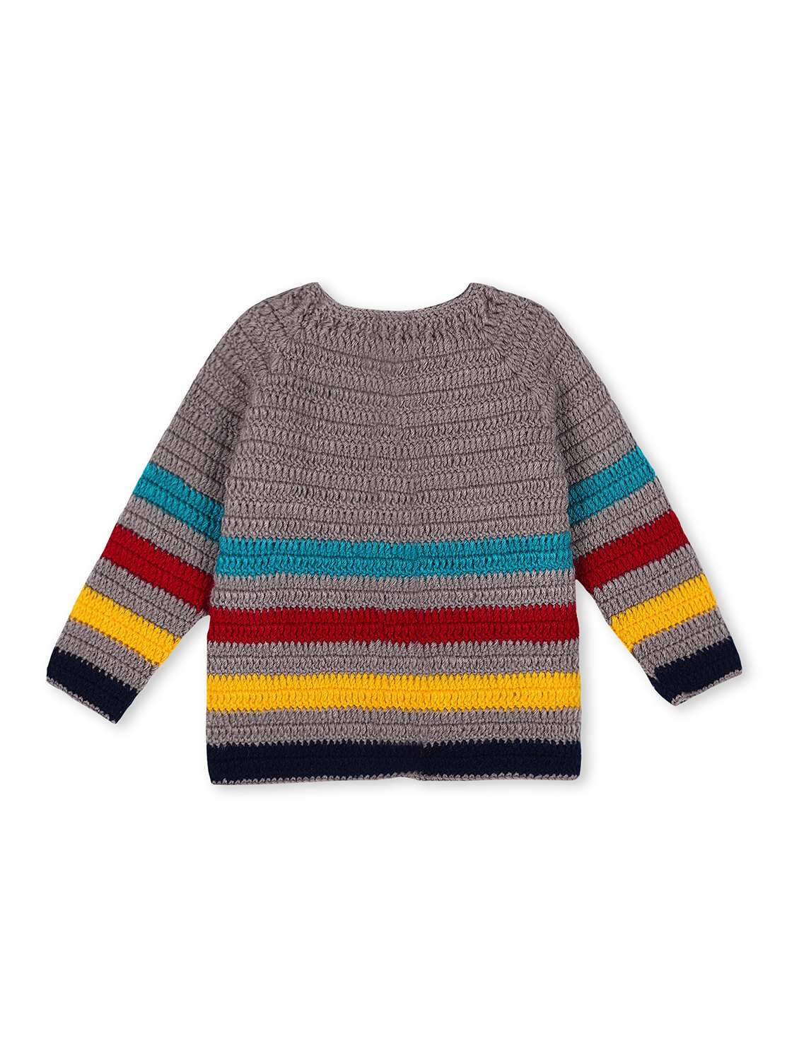 handmade knitted dungaree sweater with cap & shoes - 21688514 - Standard Image - 2