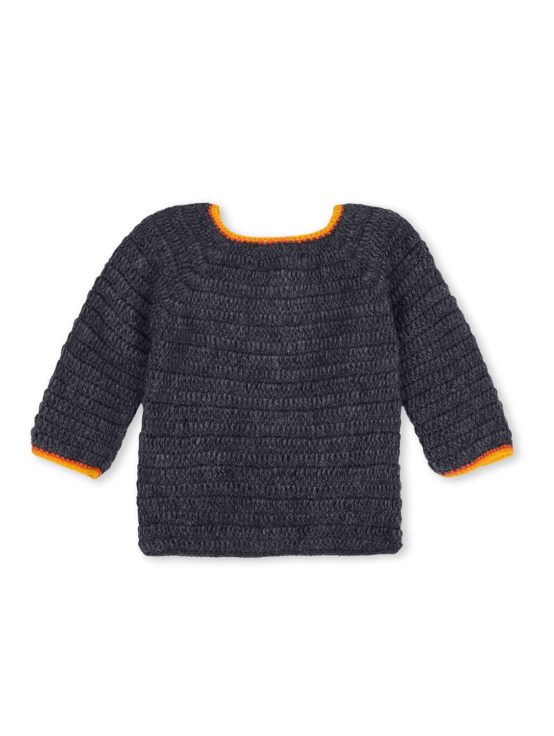 handmade knitted dungaree sweater with cap - 21688516 - Standard Image - 2