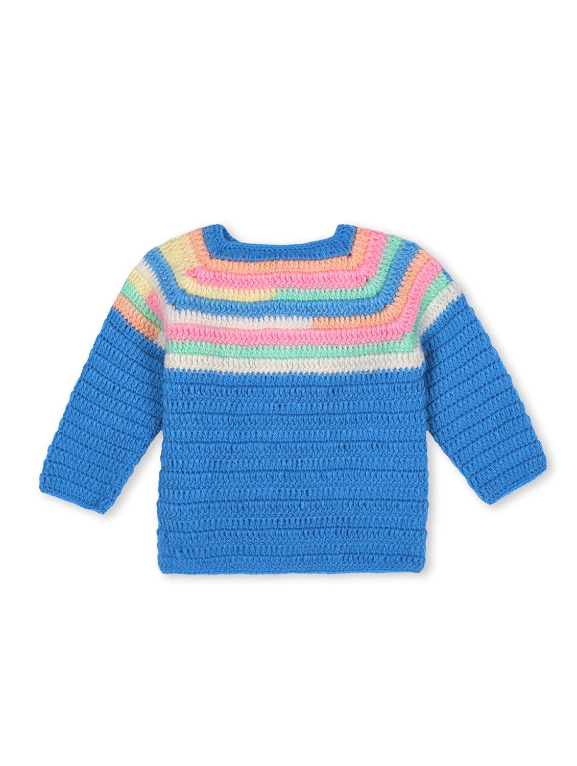 handmade knitted dungaree sweater with cap & shoes - 21688518 - Standard Image - 2