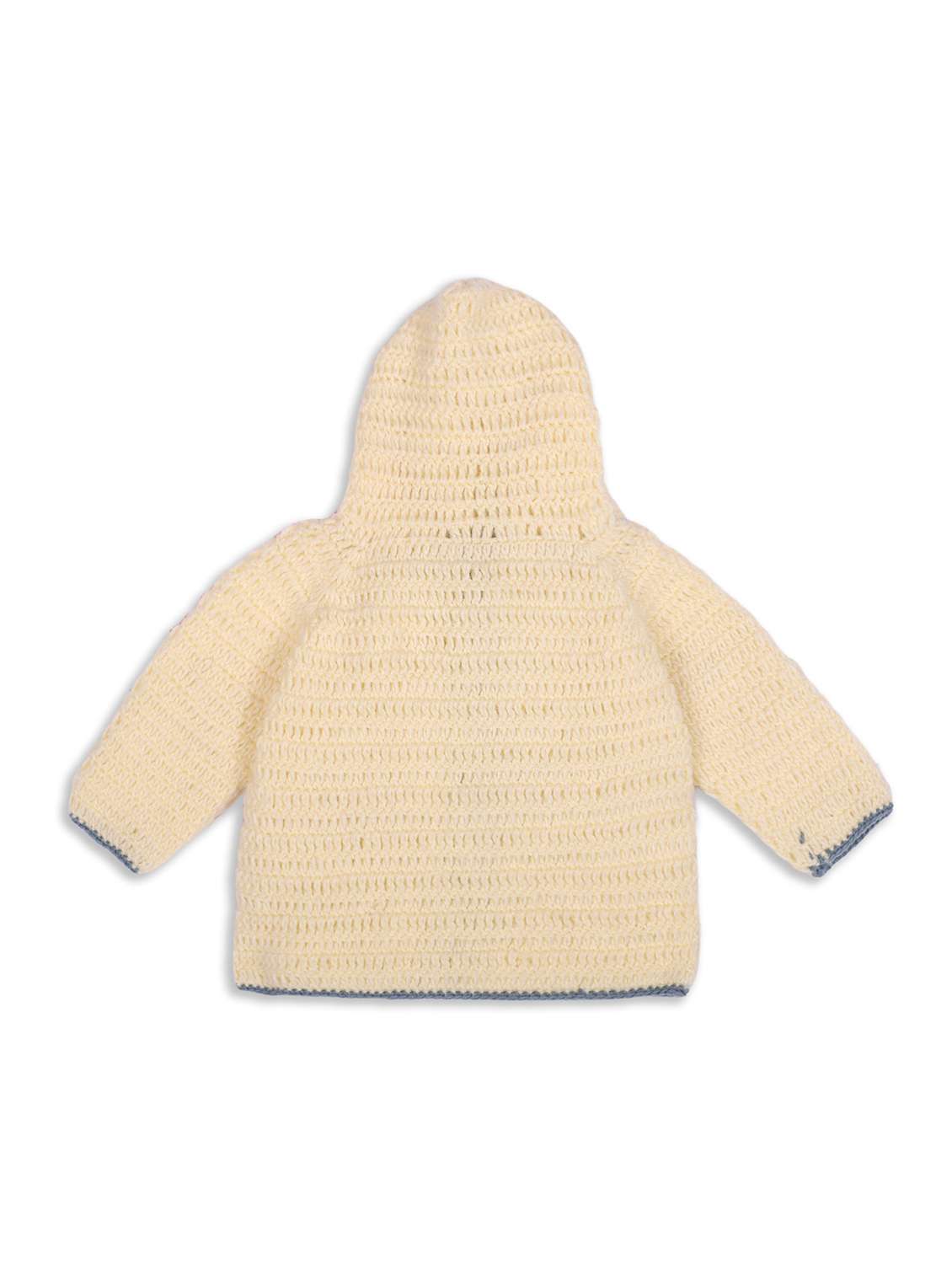 handmade knitted dungaree sweater with shoes - 21688522 - Standard Image - 2