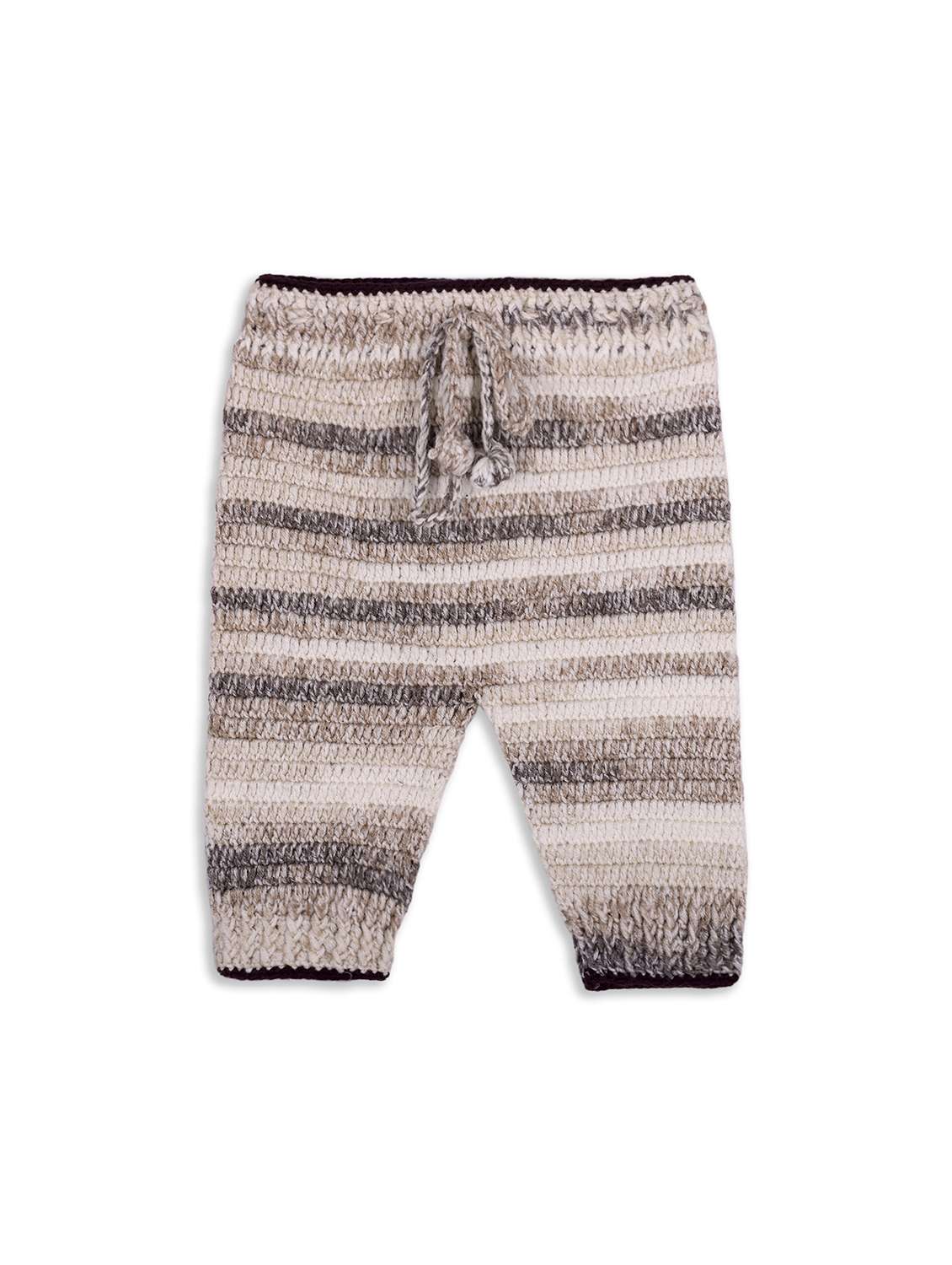 handmade crochet knitted pyjamas sweater set with cap and shoes - 21688526 - Standard Image - 2
