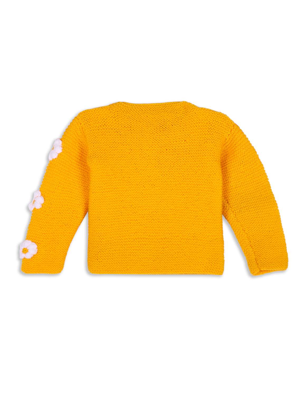girls yellow self design full length sets - 21688530 - Standard Image - 2
