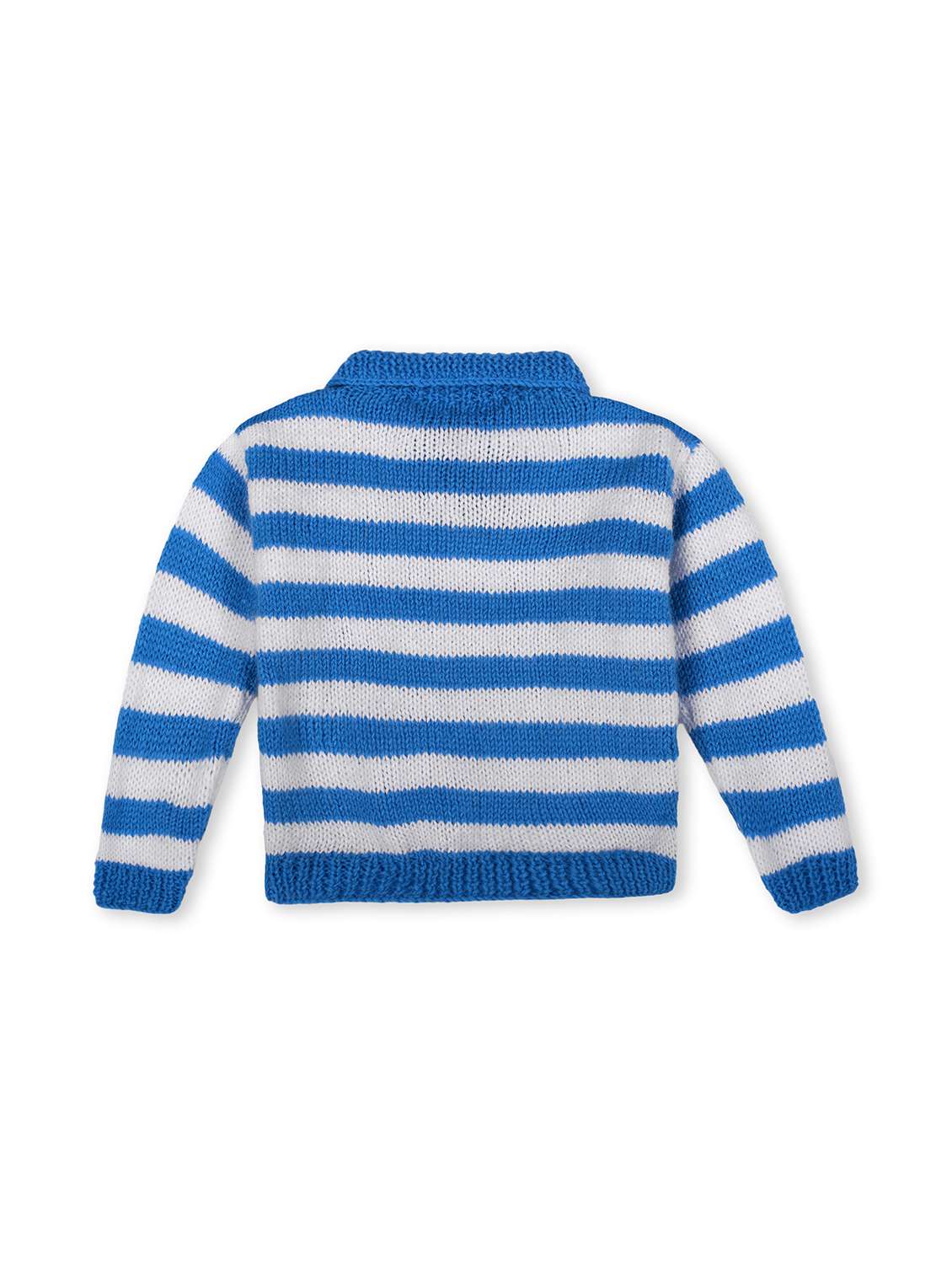 girls striped long sleeve sweater with cap & socks - 21688536 - Standard Image - 2