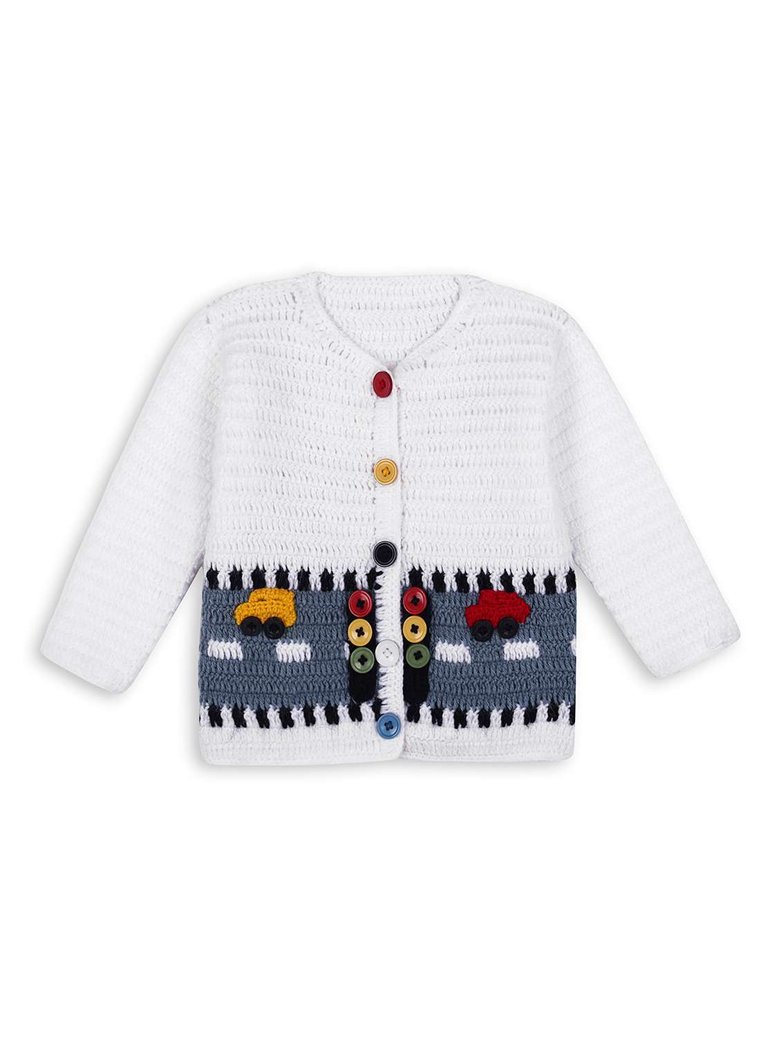 girls white self design full length set - 21688547 - Standard Image - 2