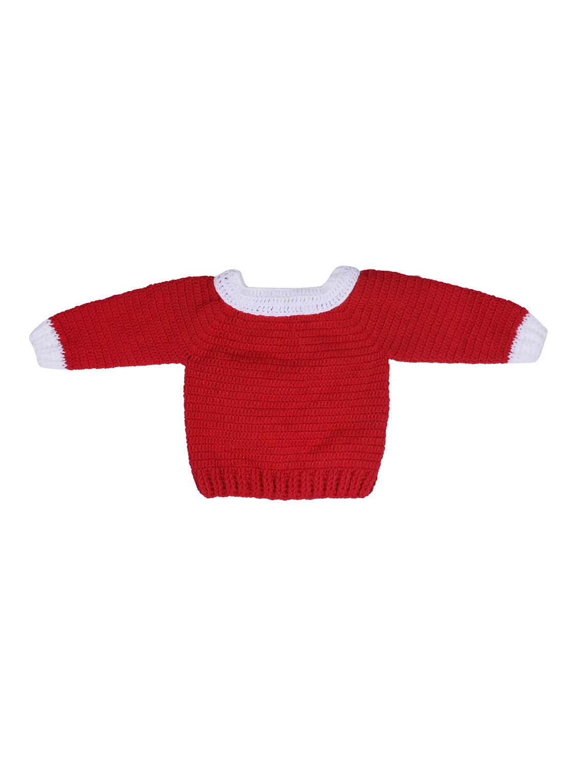 handmade crochet knitted pyjamas sweater set with cap and shoes - 21688561 - Standard Image - 2