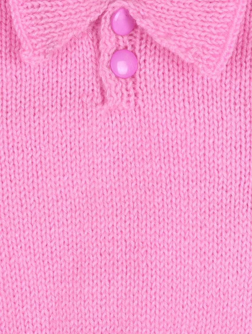girls solid long sleeve pullover sweater - 21688597 - Standard Image - 2