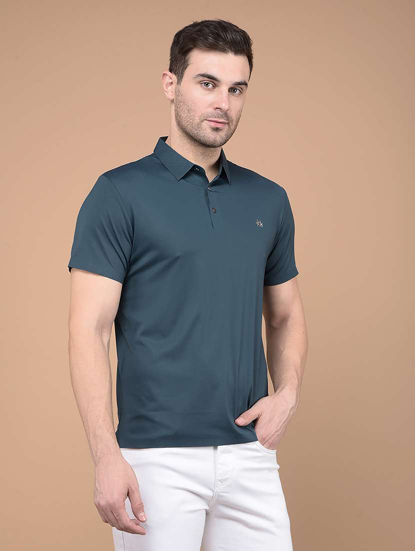 men short sleeves plain polo t-shirt 