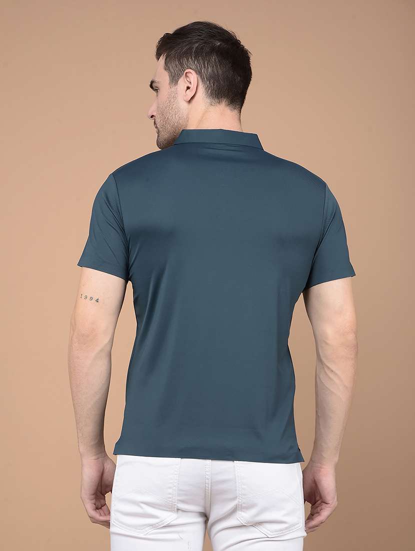 men short sleeves plain polo t-shirt - 21688664 - Standard Image - 2