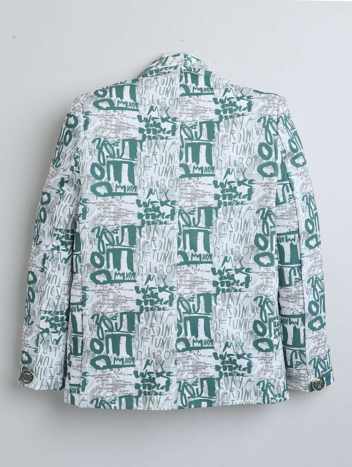 boys printed long sleeve blazer - 21688666 - Standard Image - 2