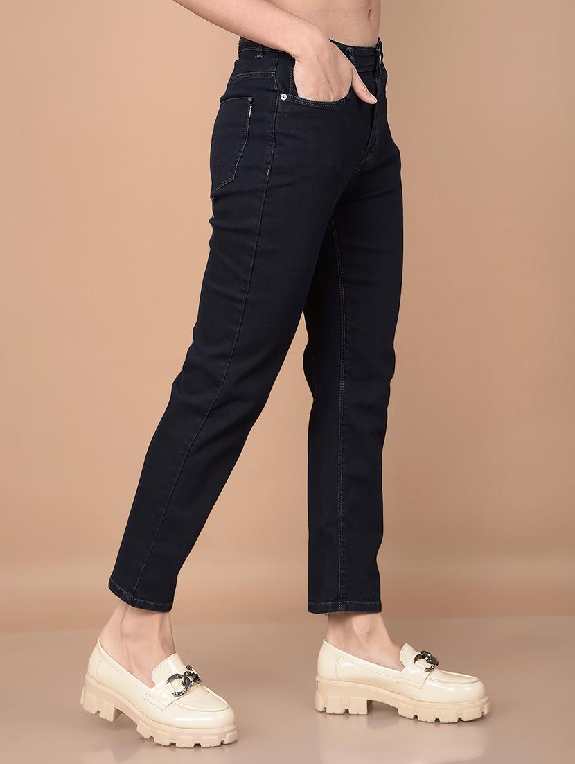 women solid mid rise slim fit jean - 21688687 - Standard Image - 2