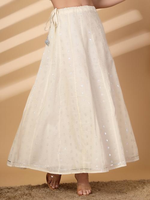 women slef designed high rise flared skirt - 21688892 -  Standard Image - 0