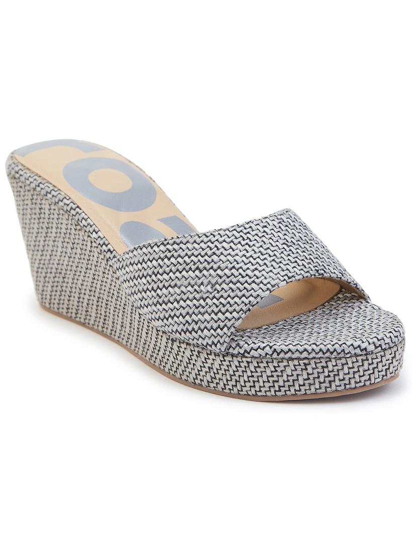 women grey slip on wedges - 21689368 - Standard Image - 2