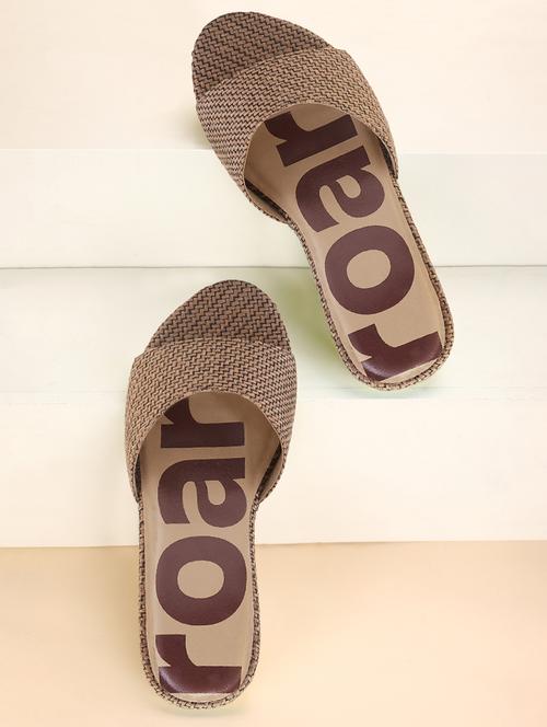 women bronze slip on wedge - 21689369 - Standard Image - 0